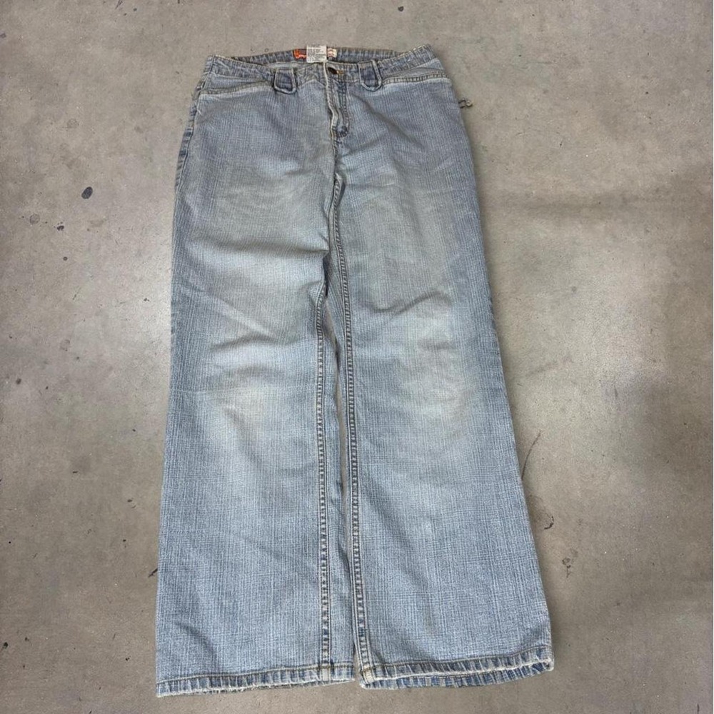 Faded Glory Vintage Y2K Bootcut Blue Jeans Womens 10 Petite Light Wash Denim